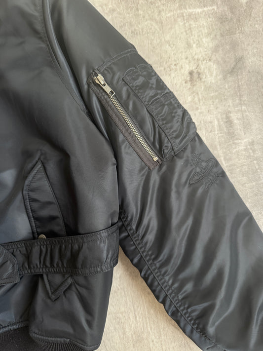 Palace x Vivienne Westwood Flight Jacket Black Deadstock