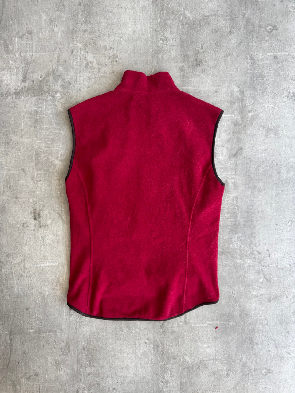 Prada Red Technical Fleece Gilet
