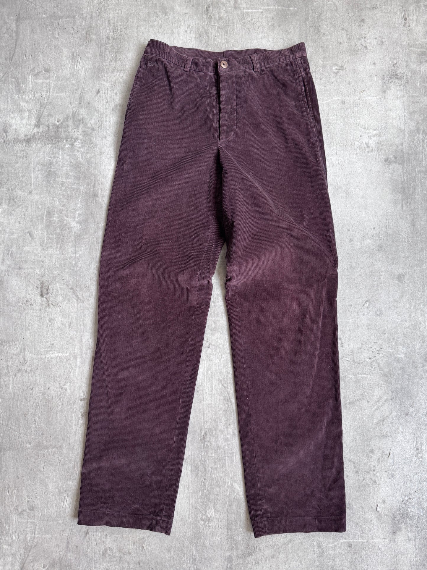 Missoni Sport Burgundy Corduroy Trousers