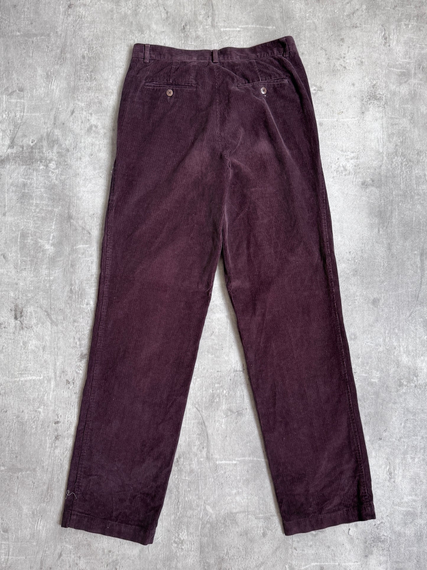 Missoni Sport Burgundy Corduroy Trousers
