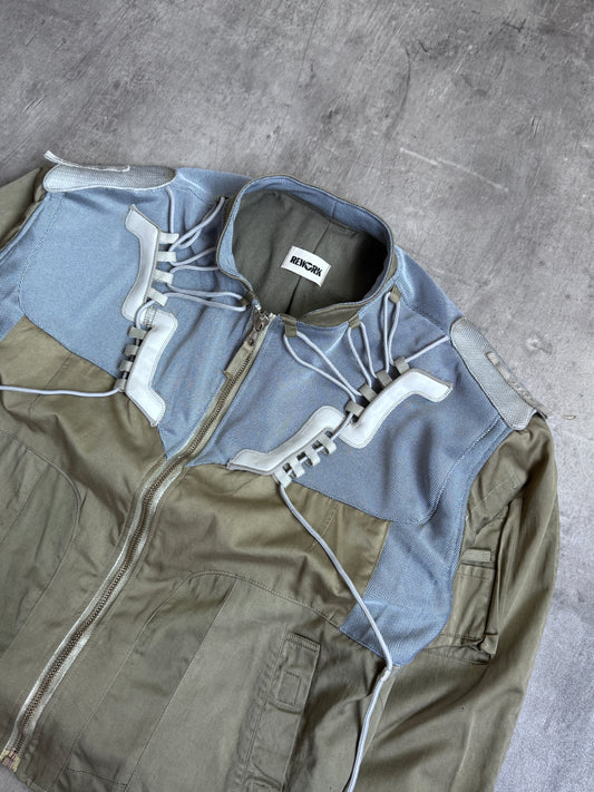 VT Rework: Prada Trainer Khaki Tech Jacket
