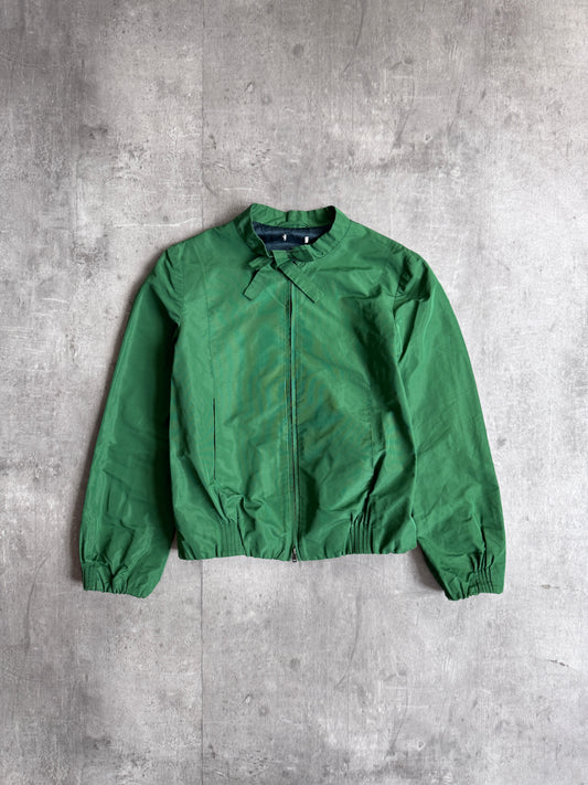 SS2008 MiuMiu Front Bow Cropped Green Jacket