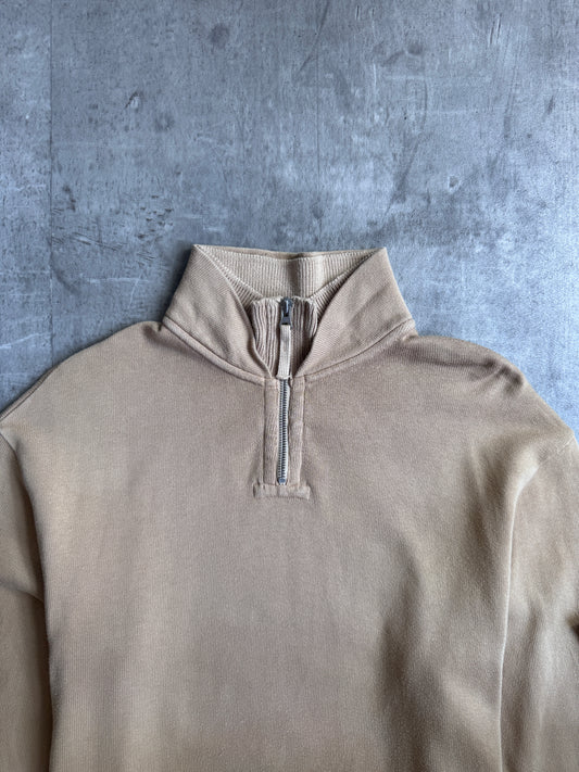 A/W 2001 Stone Island Beige Quarter Zip Sweater