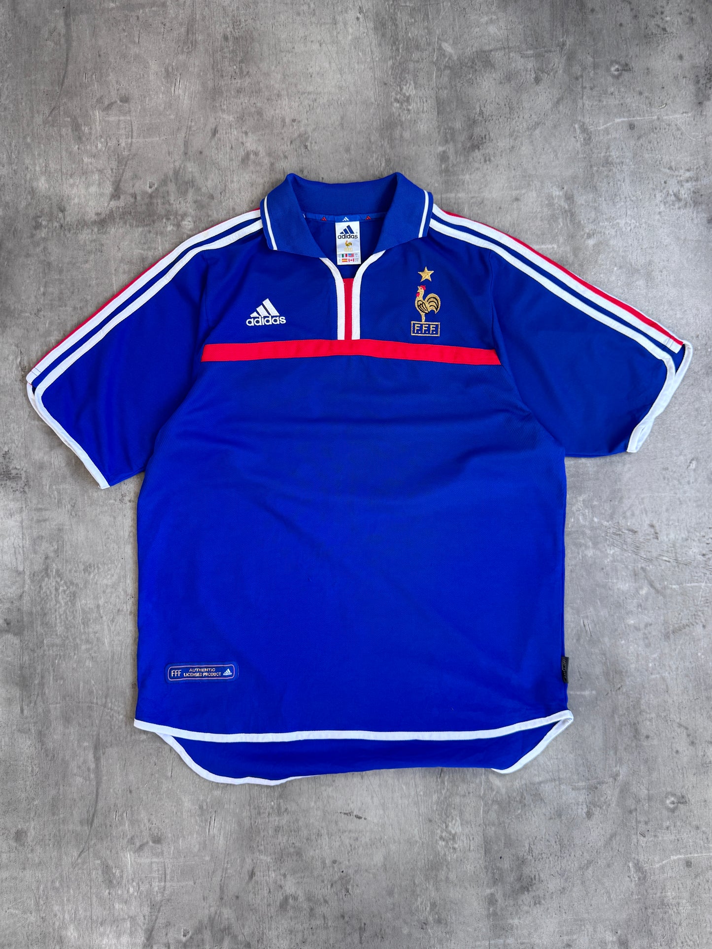 2000/02 France Home 'Zidane 10' Football Shirt