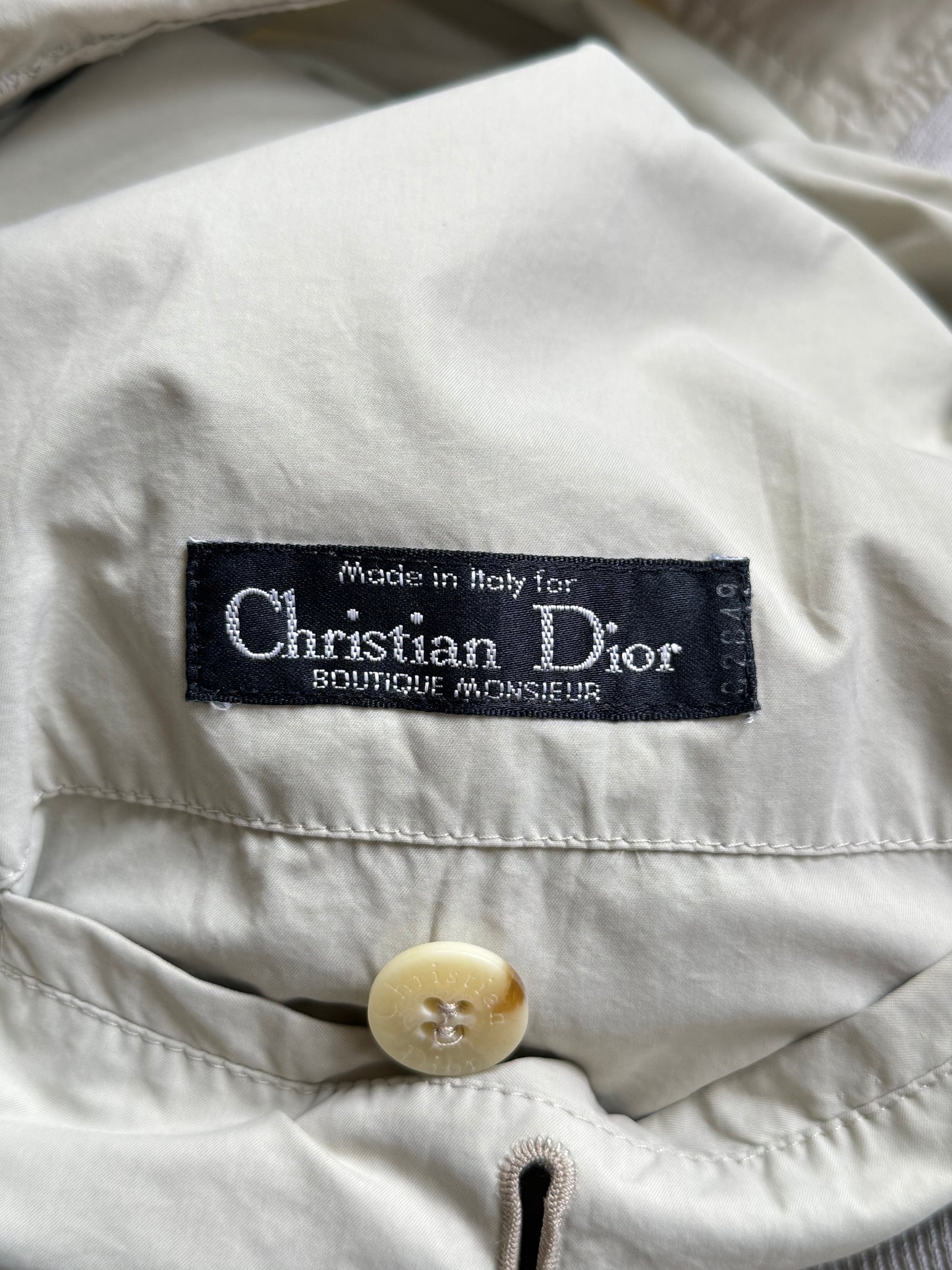 Christian Dior Argyle Stitch Double Pocket Blouson