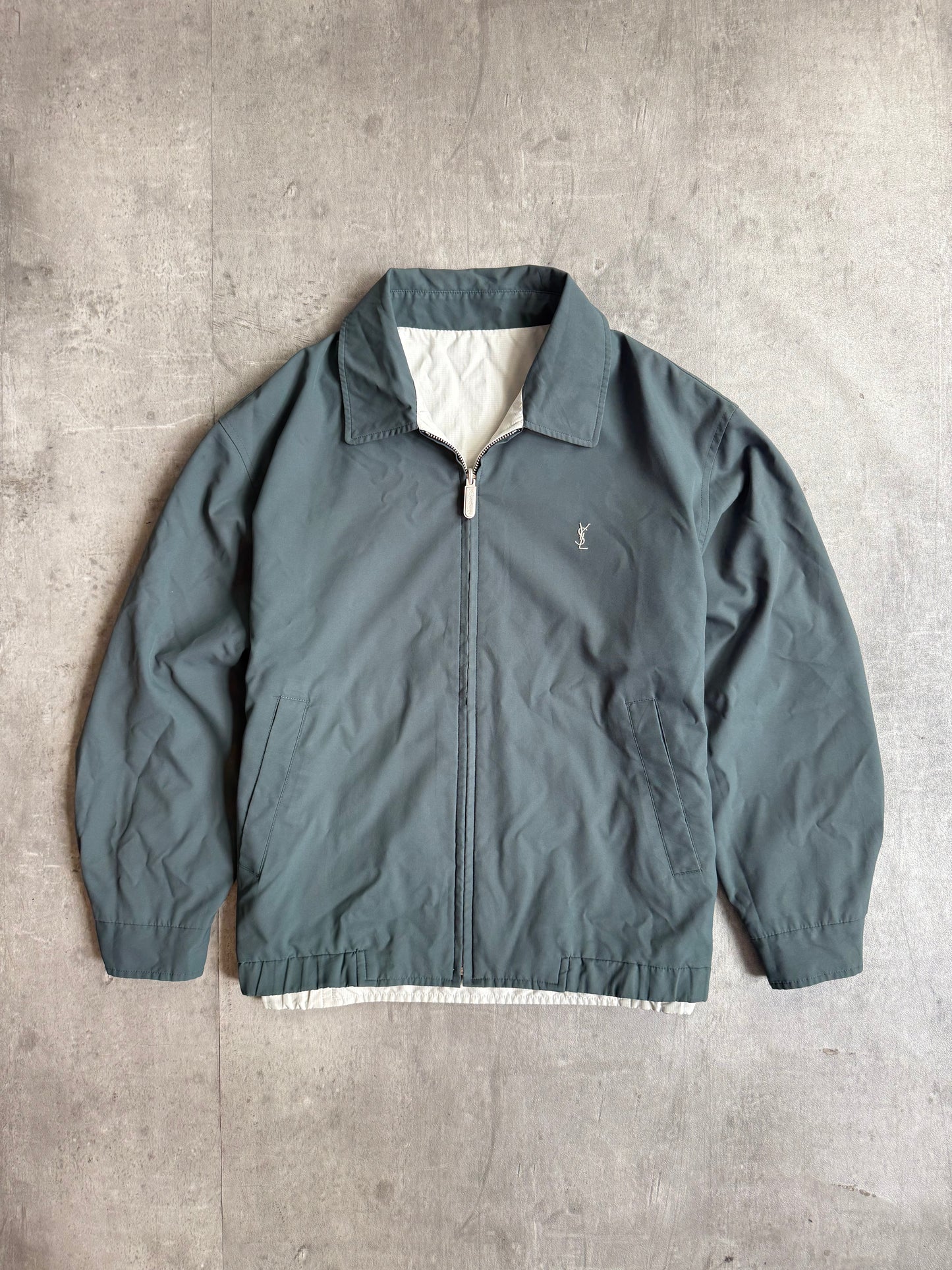 YSL Micro Ripstop Reversible Harrington Jacket