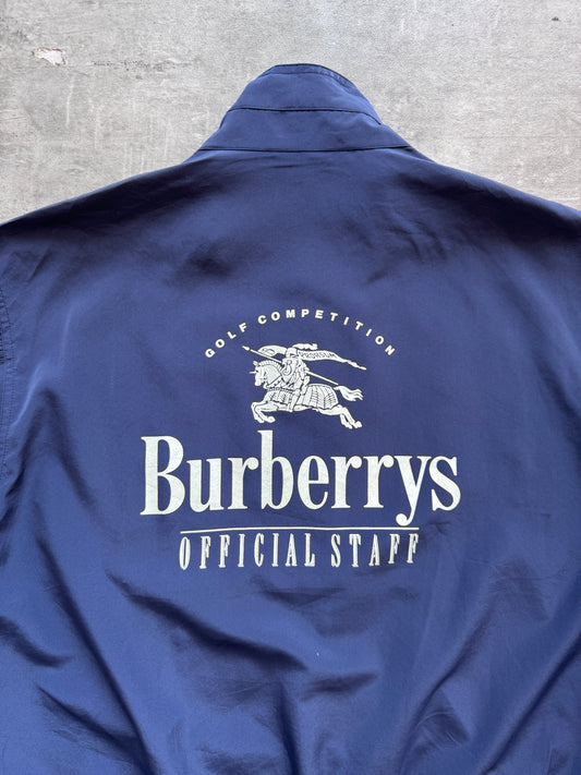 Ultra Rare 90s Burberry "Official Staff" Golf Lightweight Jacket