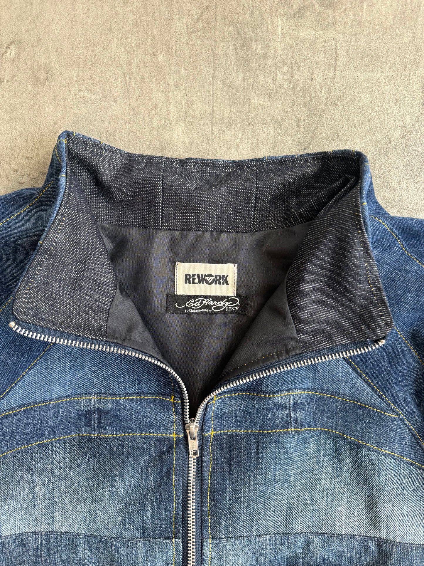 VT Rework: Ed Hardy Denim Boxy Jacket