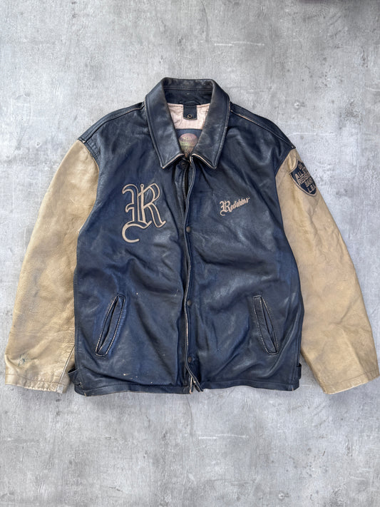 Redskins American League Leather Varsity Jacket