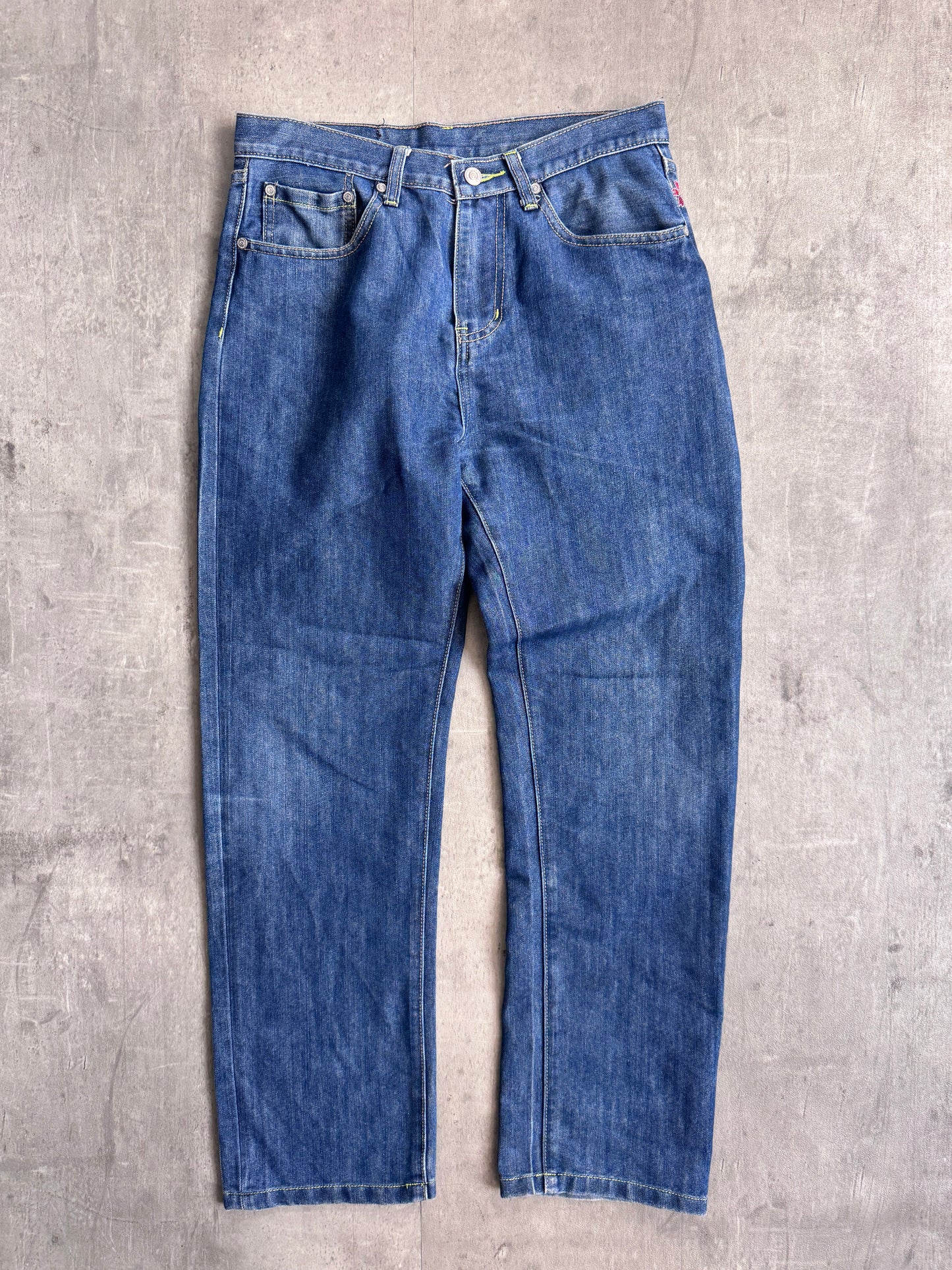 Sugo Warrior Koi Embroidered Jeans