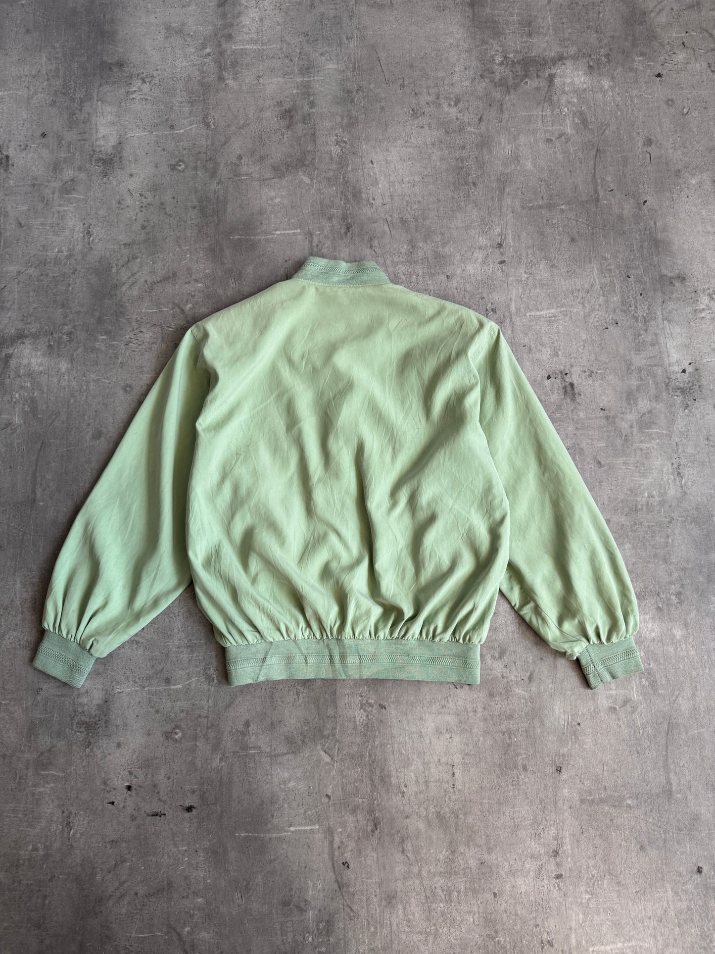 Balenciaga Paris Mint Shoulder Padded Bomber