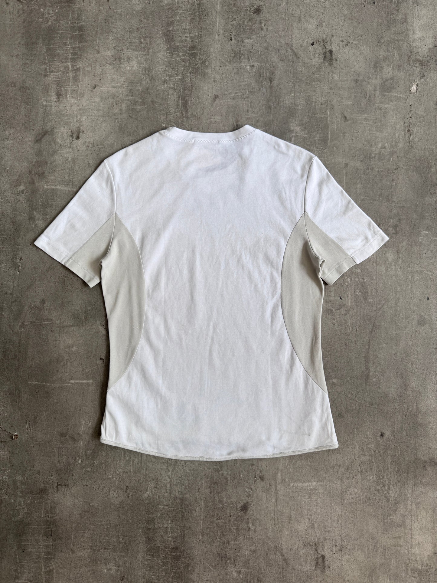 S/S 2003 Prada Red Tab Panelled Tech Tee