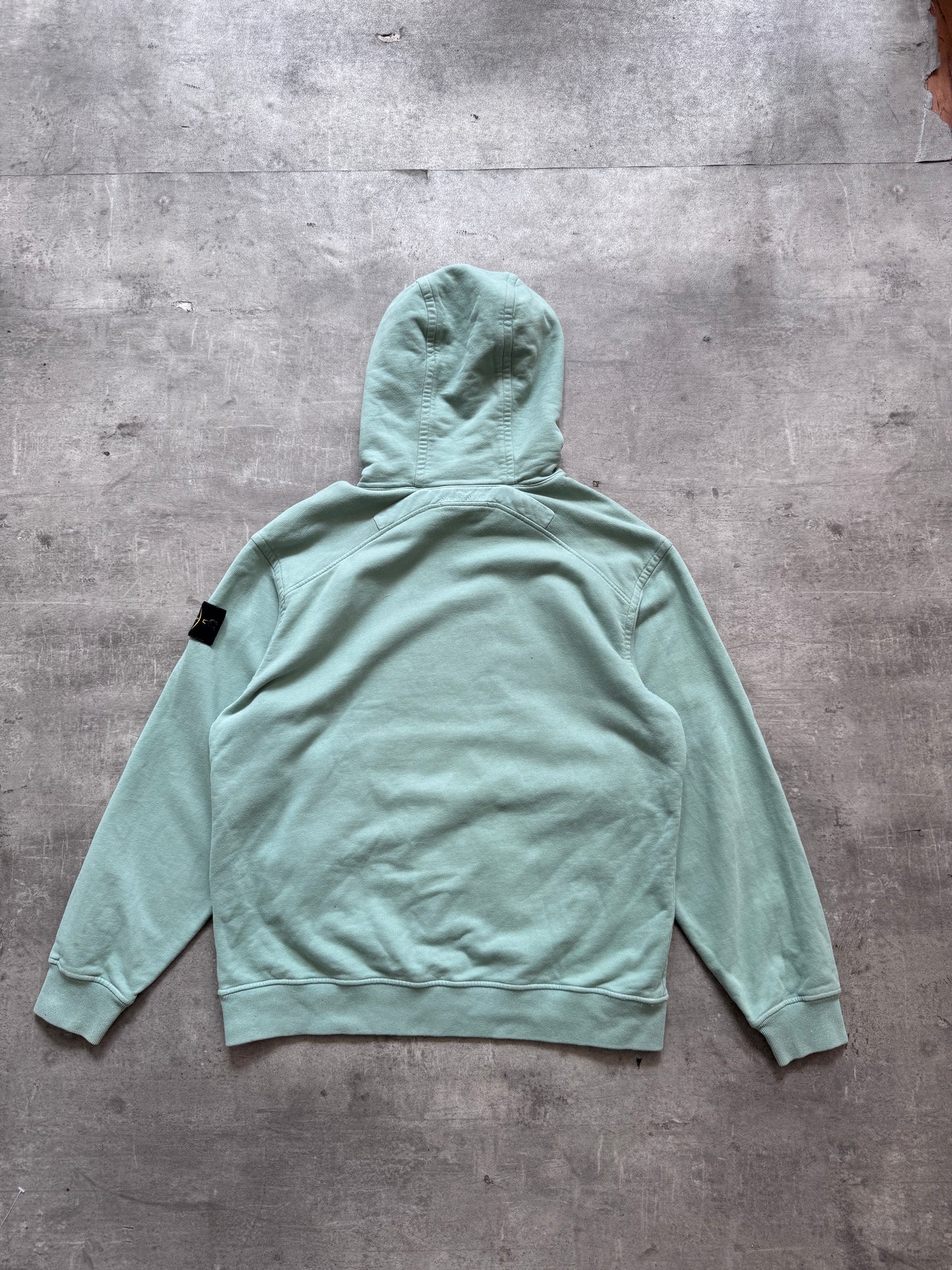 A/W 2022 Stone Island Mint Zip Pocket Hoodie