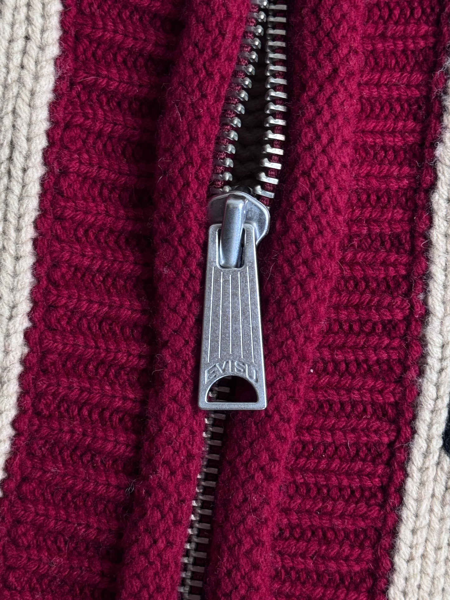 Evisu X Palace Chunky Knit Cowichan Dice Cardigan