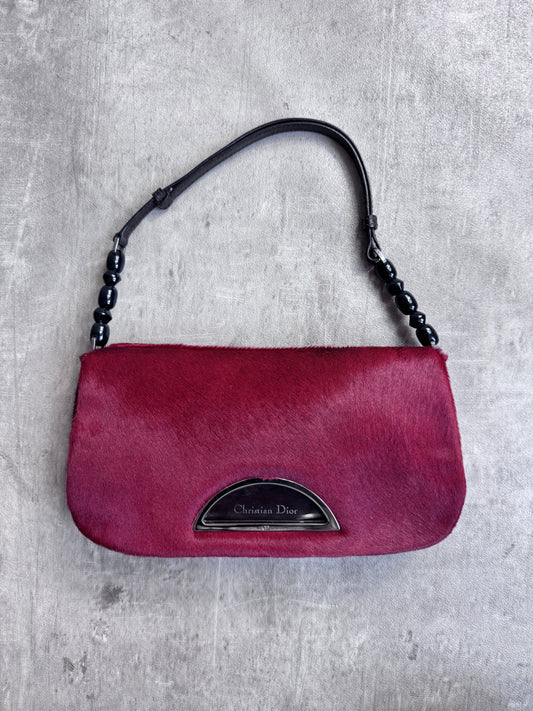 Christian Dior 1999 Melice Cowhide Leather Shoulder Bag