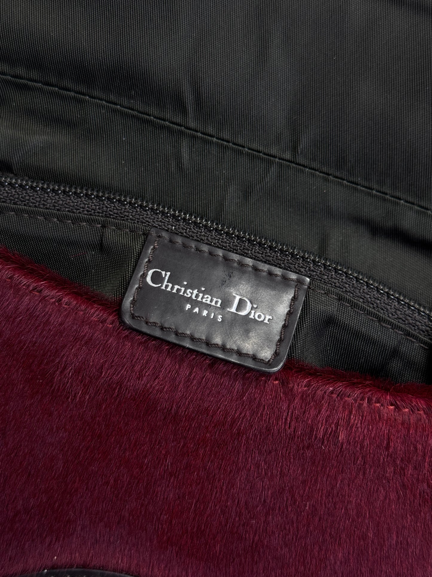 Christian Dior 1999 Melice Cowhide Leather Shoulder Bag