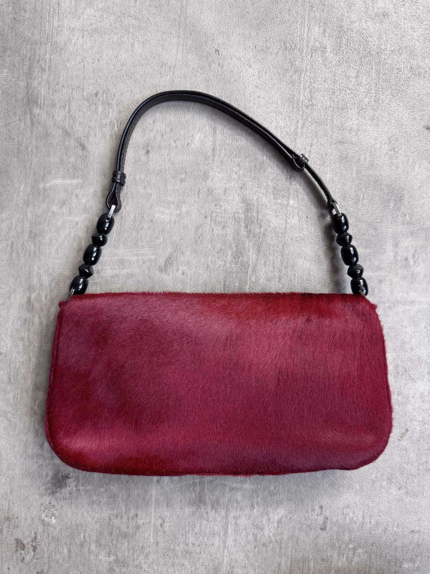 Christian Dior 1999 Melice Cowhide Leather Shoulder Bag