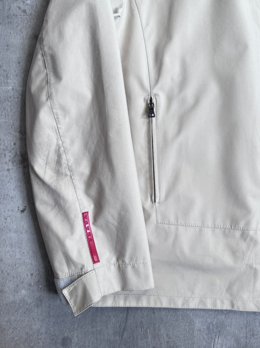 1990s Prada Cream Gore-Tex Tech Jacket SGV266 (Sold As Seen)