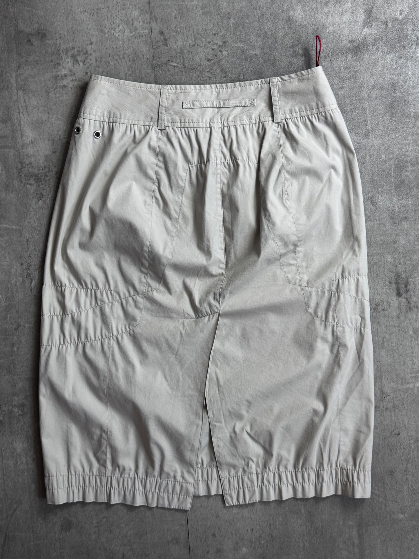 Prada Sport Nylon Stretch Utility Midi Skirt