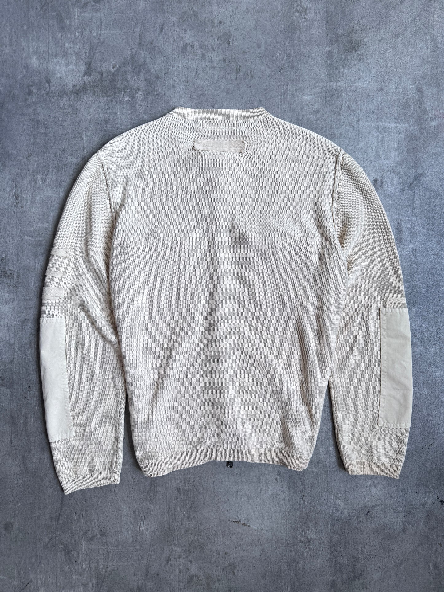 Iceberg Ice-J Beige Utility Knit Cardigan