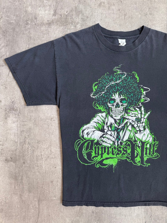 2008 Cypress Hill Faded Black Graphic Tee