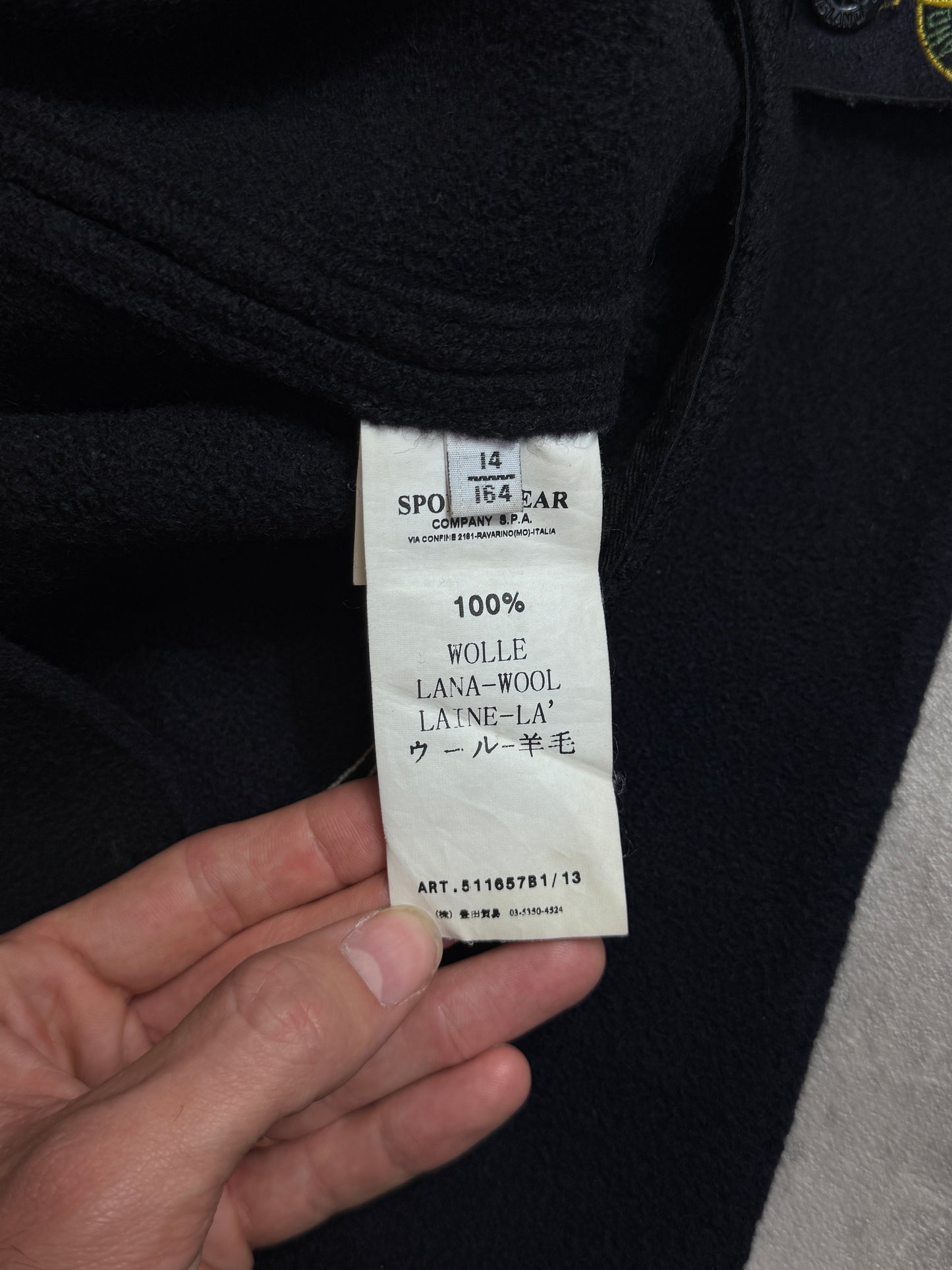 Stone Island A/W 2009 Double Breasted Wool Pea Coat