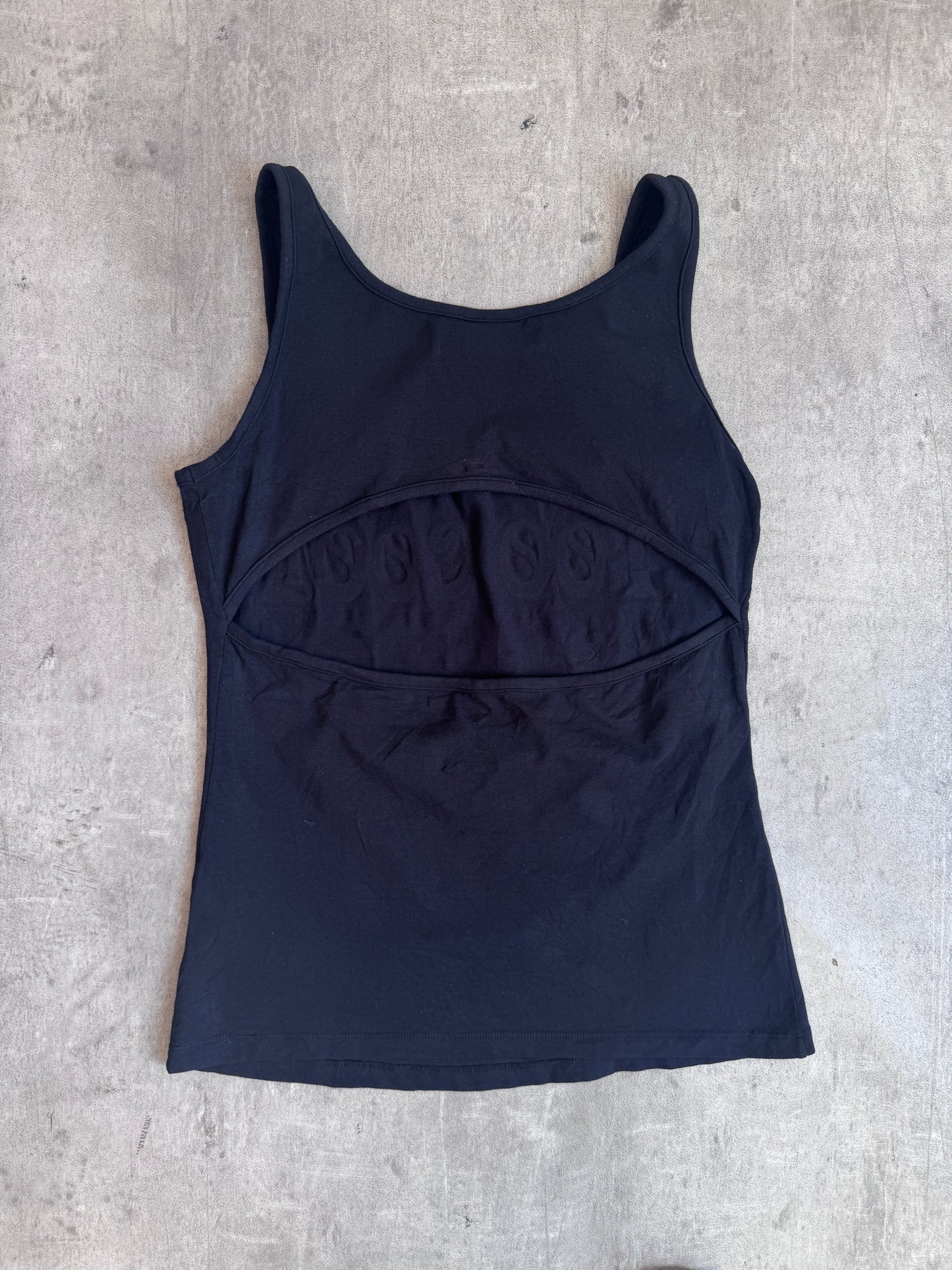 D&G 'Too Cool For School Black Cami Top