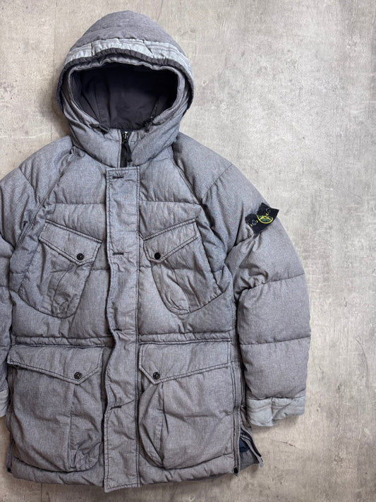 A/W 2014 Stone Island Grey Mix Fibre Watro Tela Down