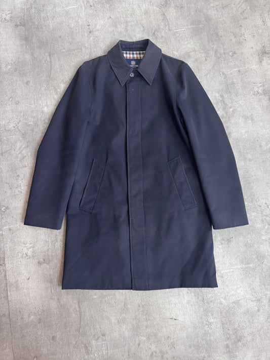 Aquascutum Navy Trench Coat
