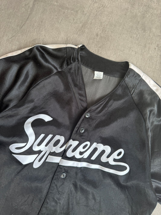 S/S 2017 Supreme Satin Baseball Jersey