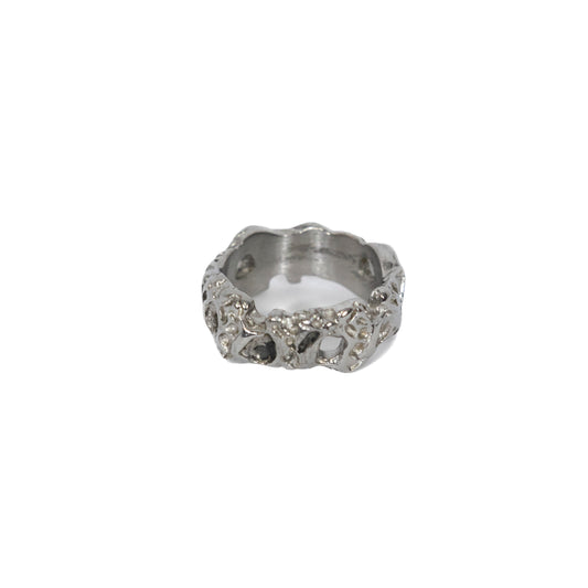 Silver Gloop Ring