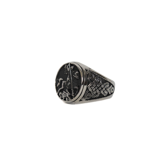 Silver Knight Ring