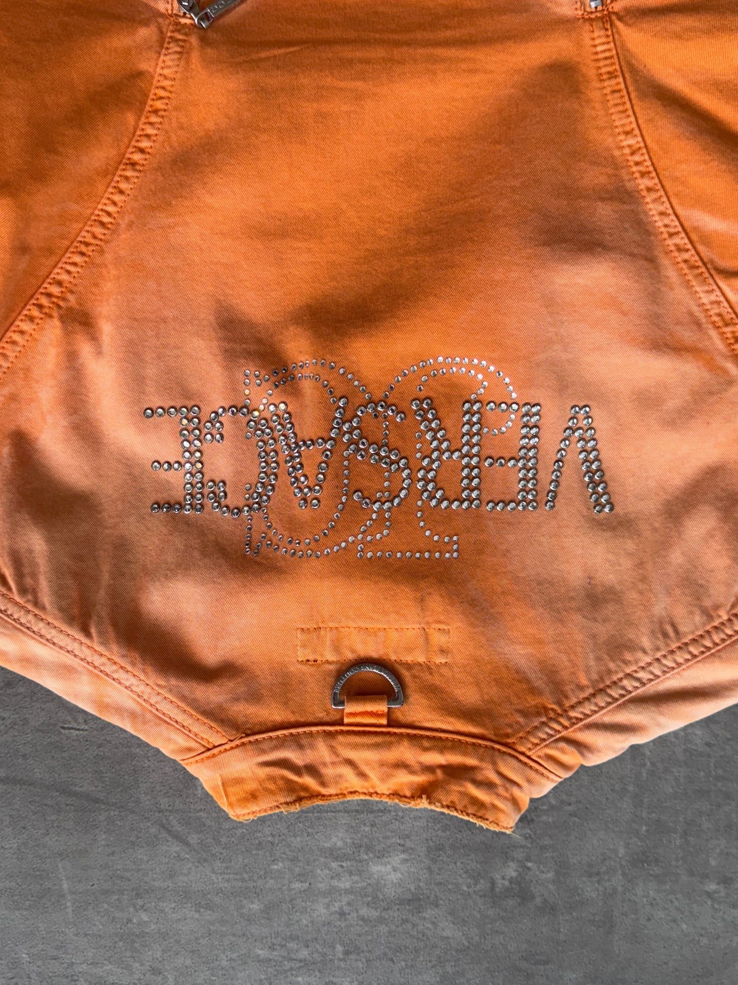 Versace Jeans Couture Distressed Moto Jacket