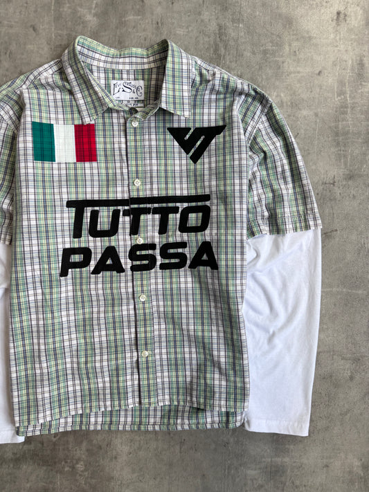 VT Rework : Tutto Passa Multi Check Reworked Shirt