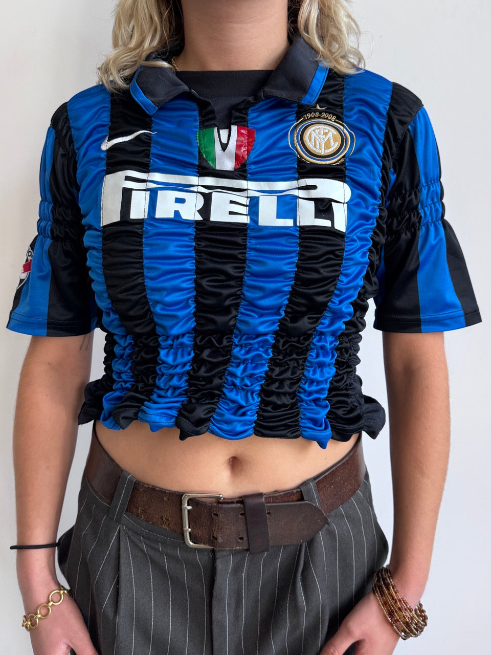 VT Rework: Inter Milan 'Ibrahimovic 8' Rouched Football Shirt