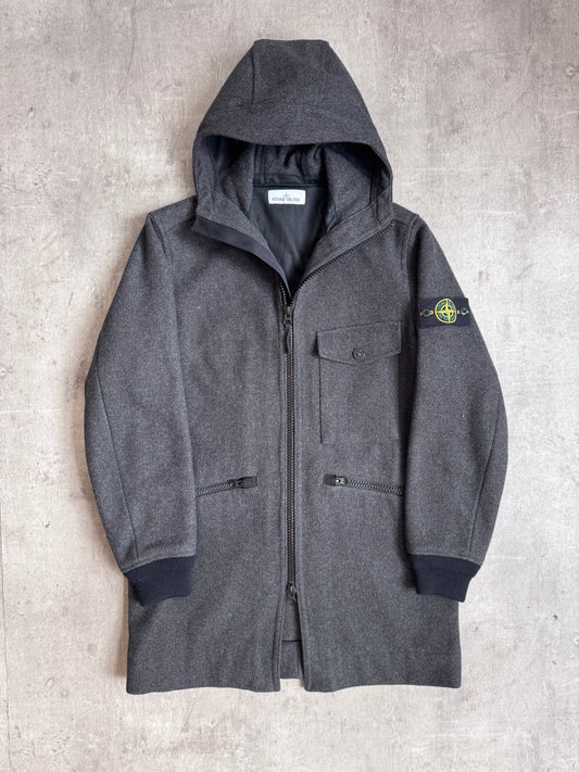 A/W 2017 Stone Island Three Pocket Wool Fleece Parka