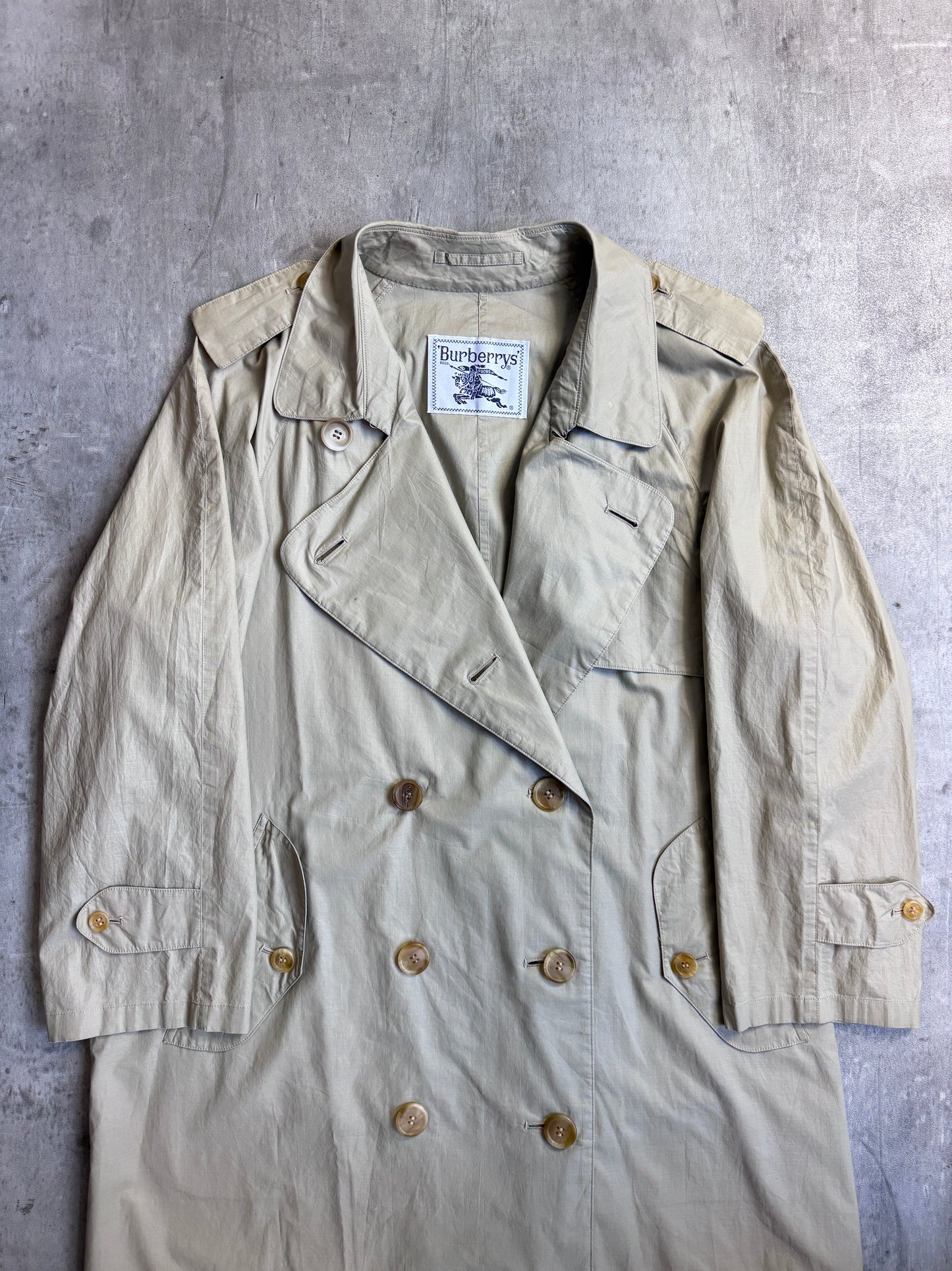 Burberry Lightweight Double Breasted Trench Coat
