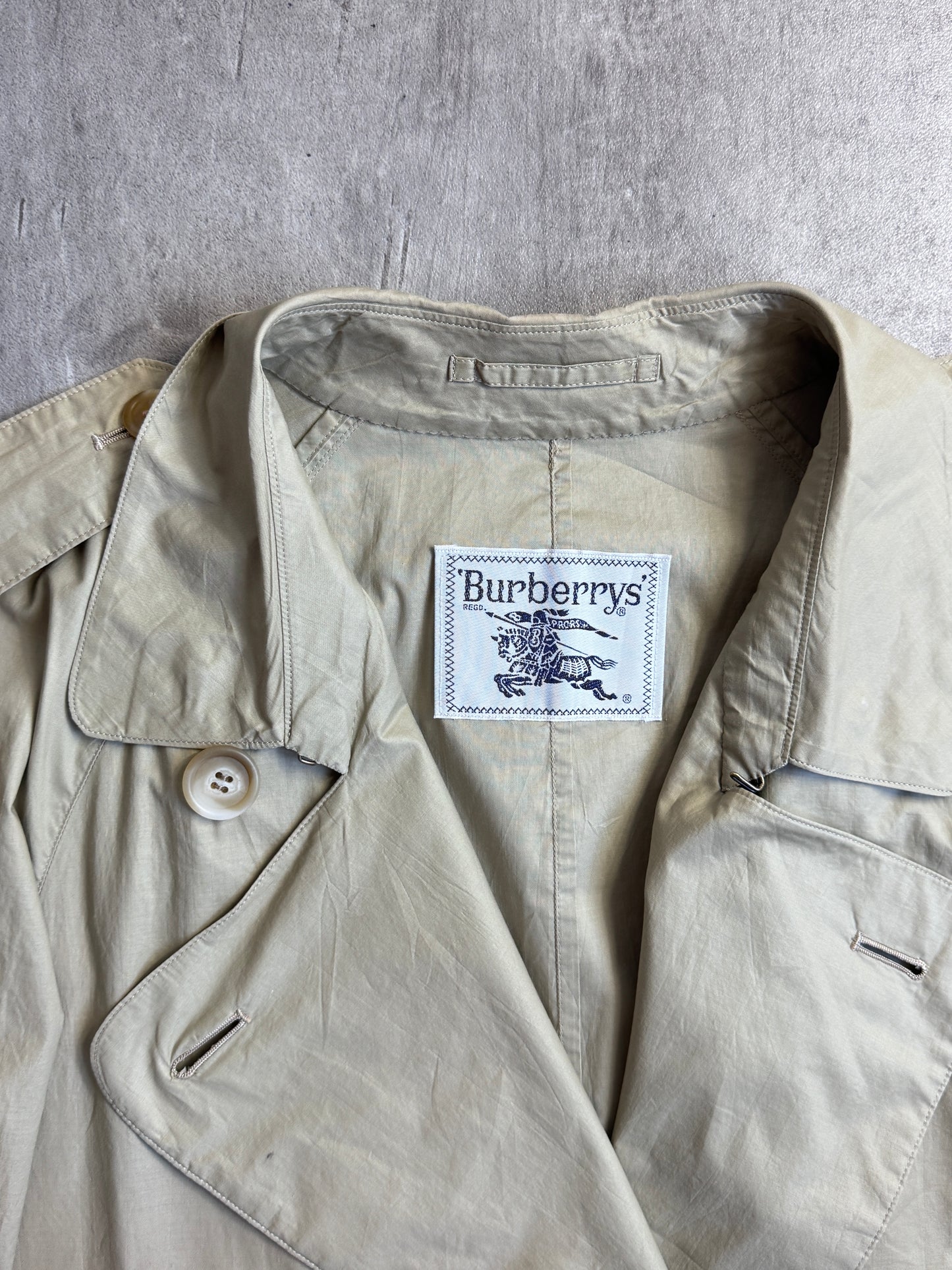 Burberry Lightweight Double Breasted Trench Coat