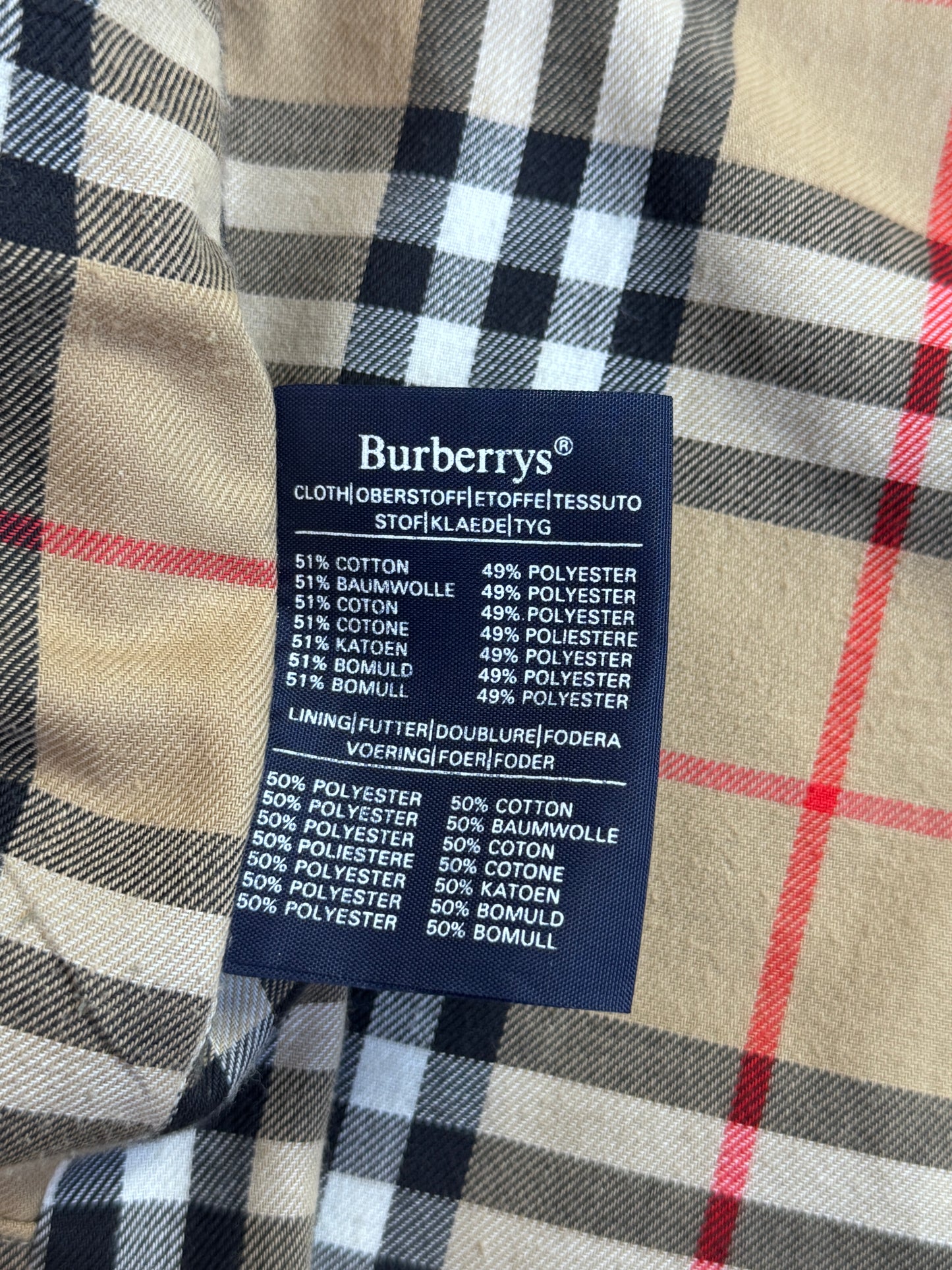 Burberry Classic Single Breasted Beige Trench Coat