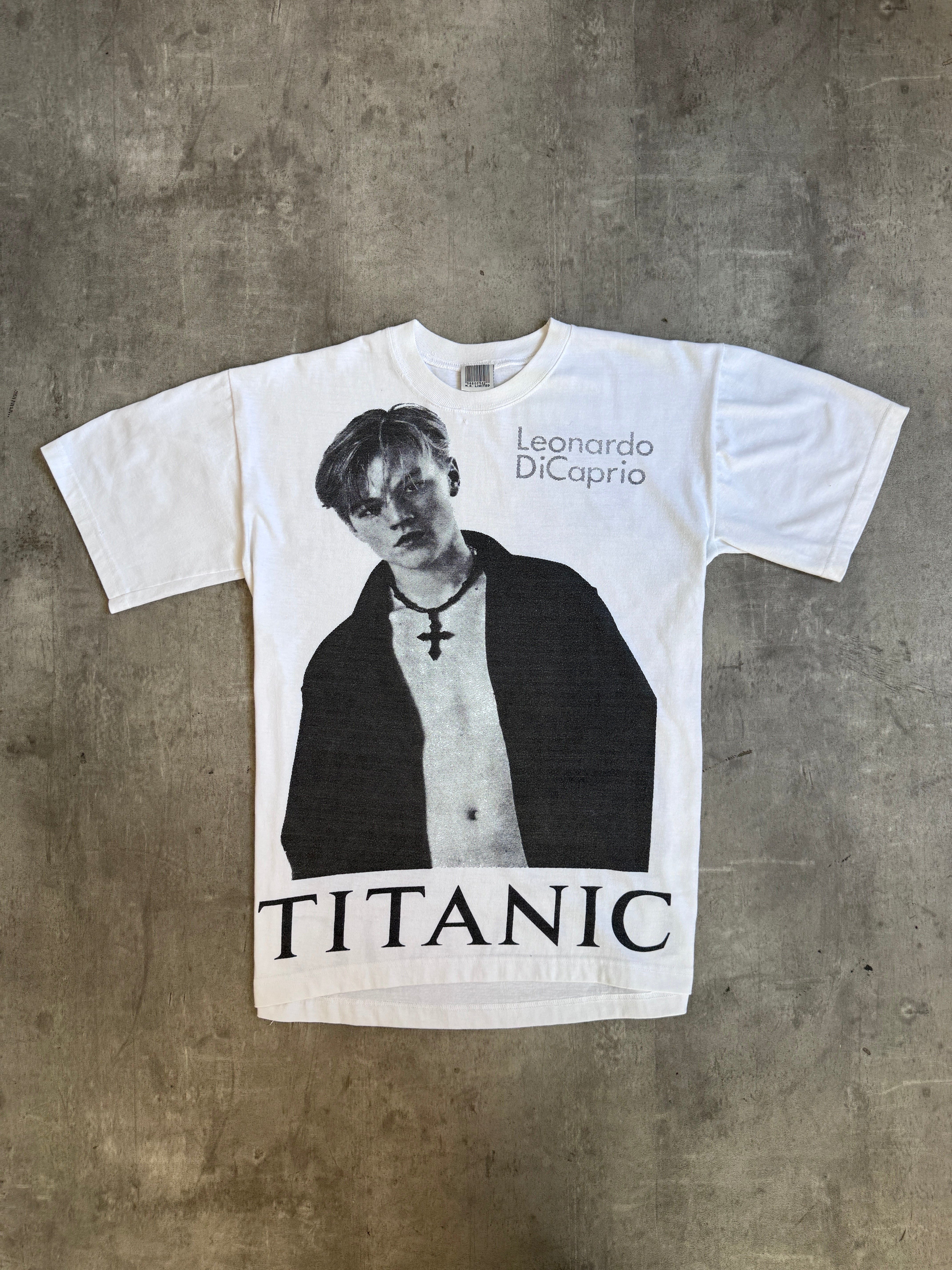 希少 90s LEONARDO DICAPRIO TITANIC Tシャツ 90s titanic t-shirt