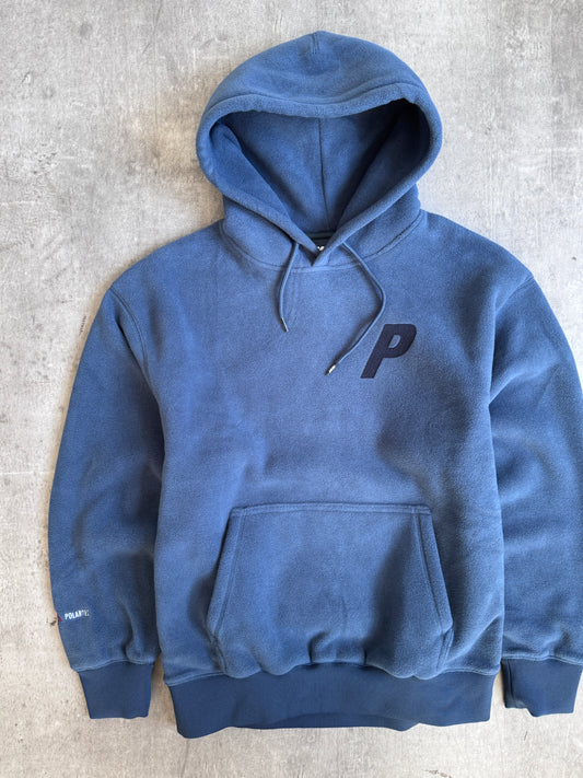 Palace Polartec Slate Blue Hooded Fleece
