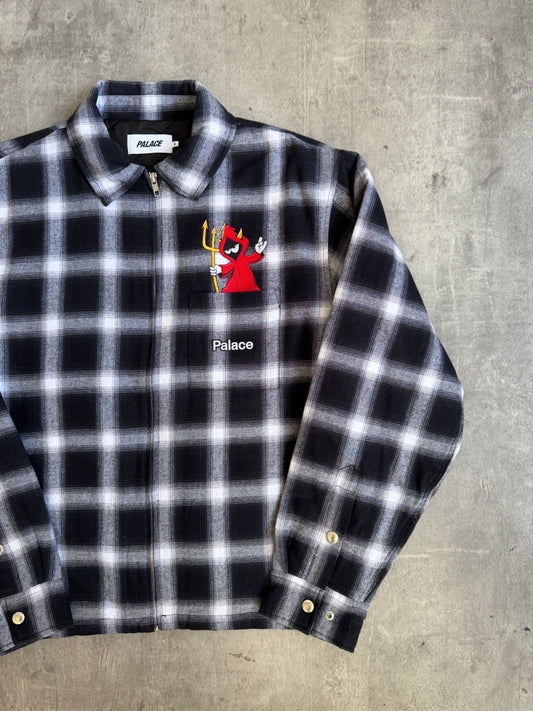 S/S 2021 Palace Devil Plaid Zip Up Jacket