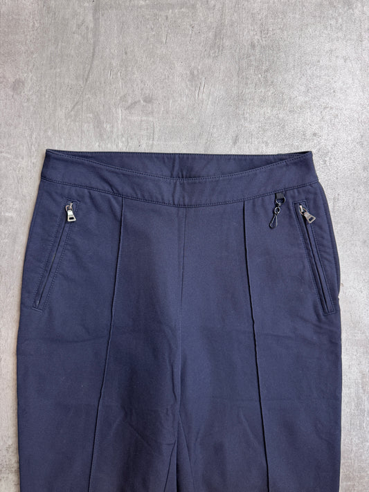 Prada Navy Stretch Capri's