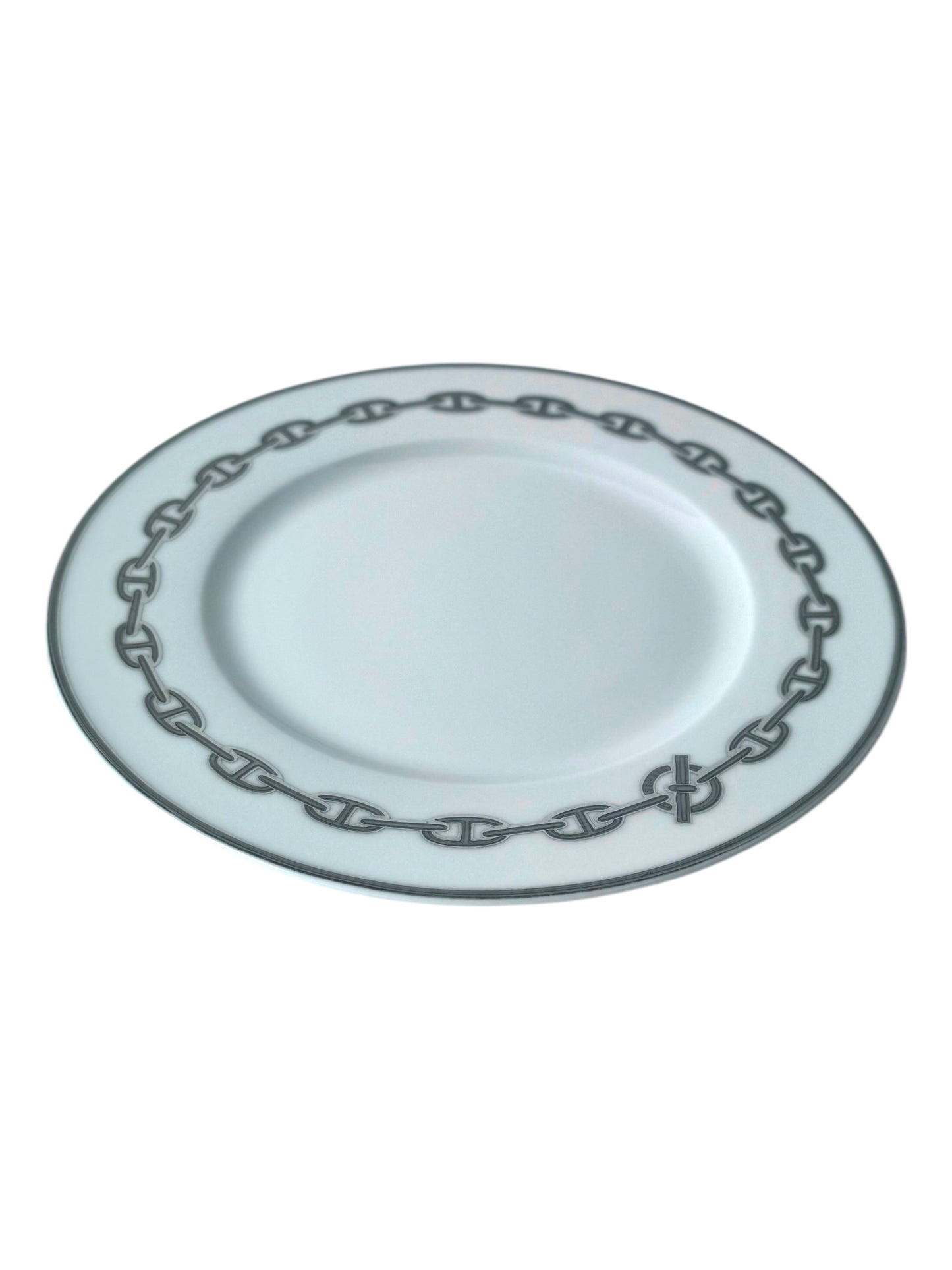 Hermés chaine d'ancre Silver Plated Round Plate