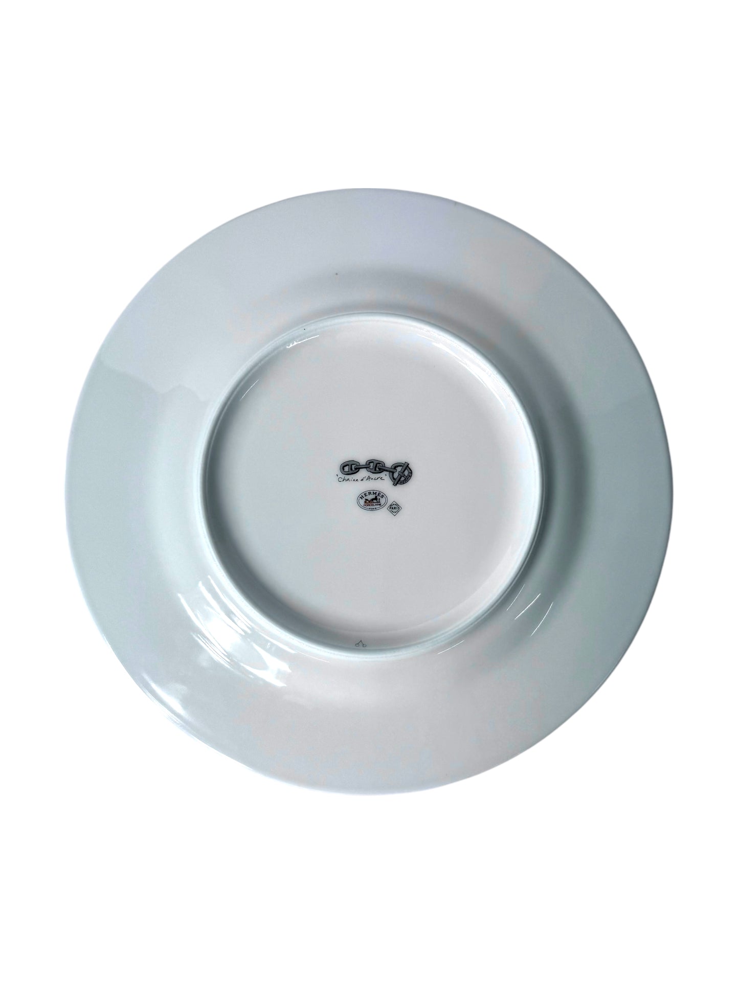 Hermés chaine d'ancre Silver Plated Round Plate
