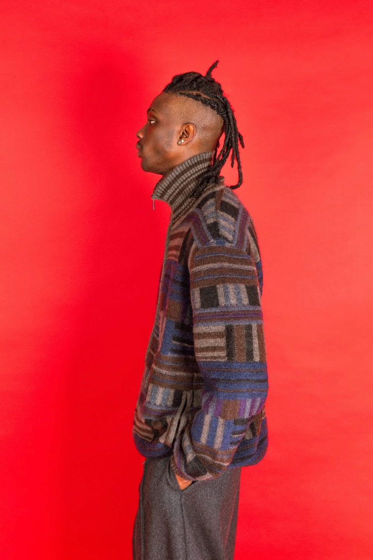 Missoni Multi Geometric Zip Up Knitted Sweater