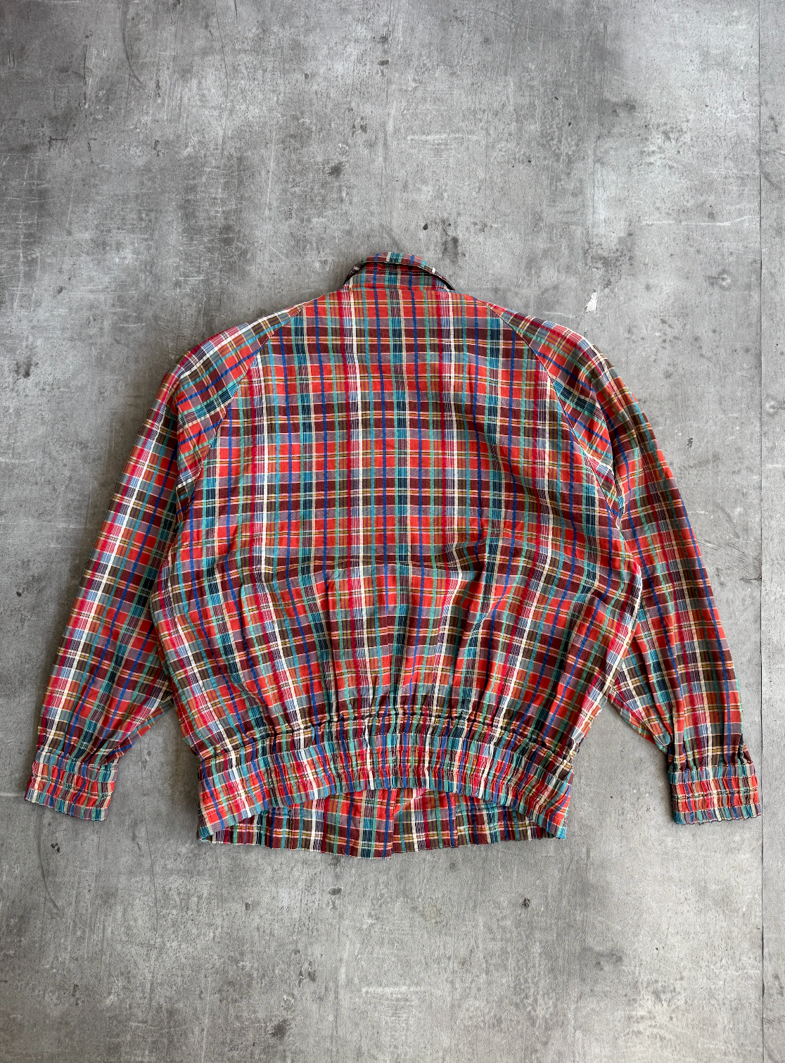1980s Christian Dior Sports Red Check Blouson