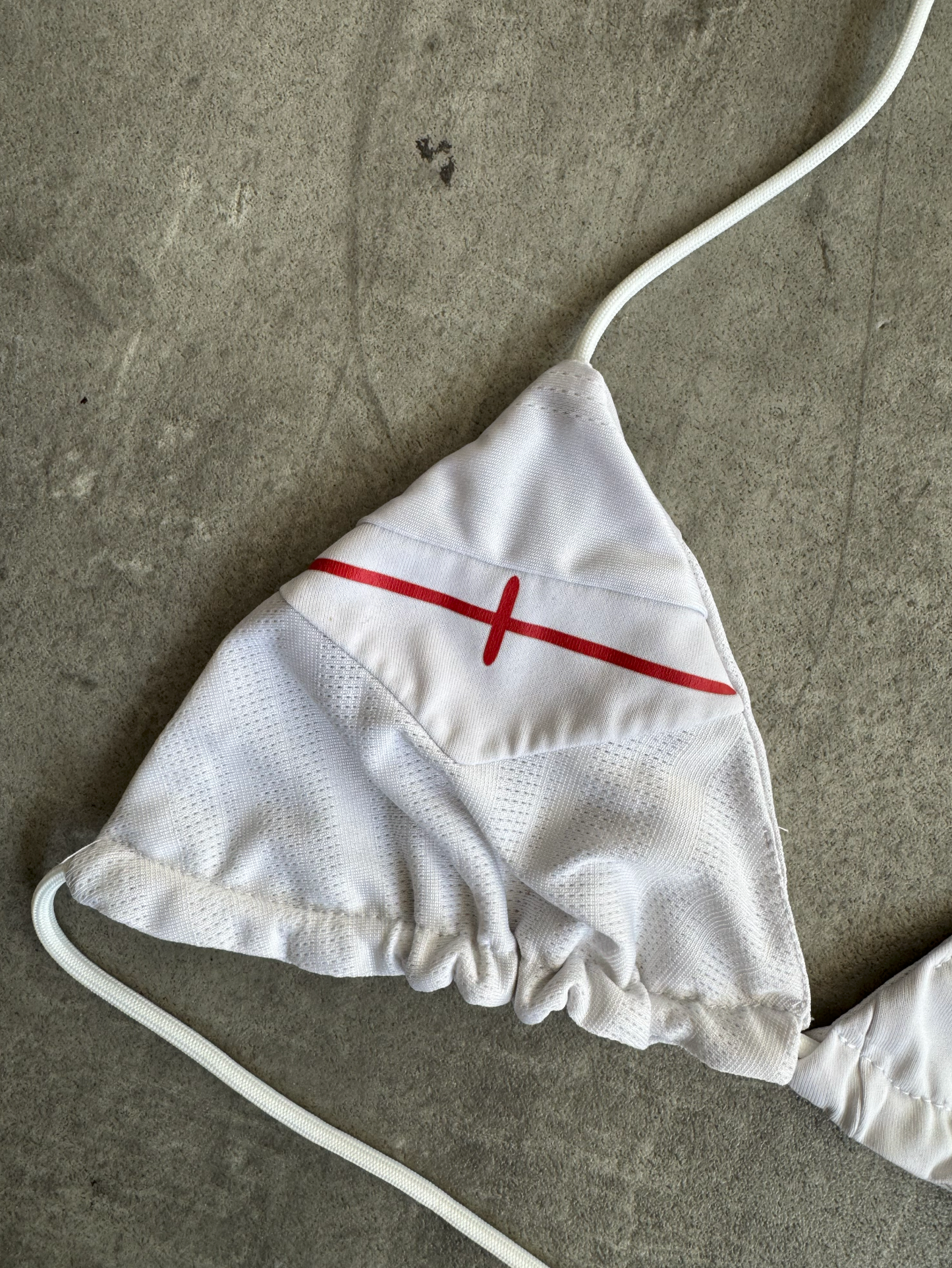 VT Rework: England Tie Bra Top