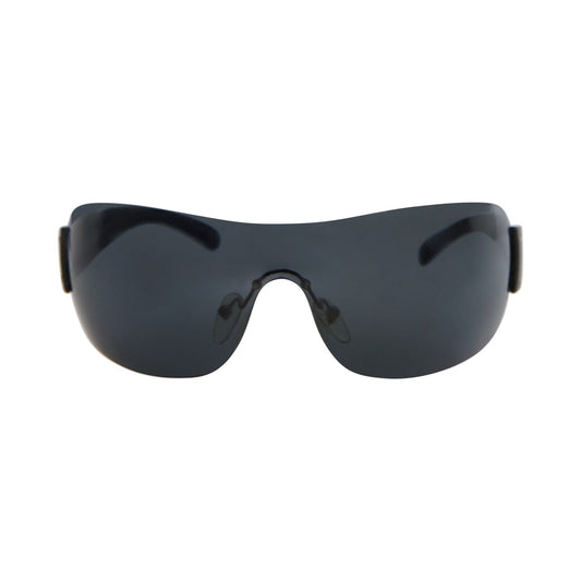 Prada Sport Tab Logo Black Visor Sunglasses