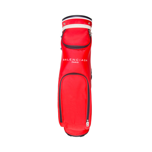 1990s Balenciaga Red Golf Bag